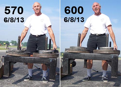 Vince Gazzara - 600 pound birthday frame pick up  June 8 2013