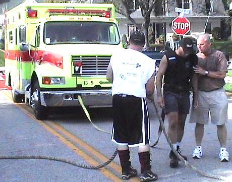 Xenia 9/06 Strongman - ambulance pull for 50 feet