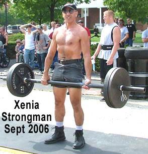 Vince Gazzara - Xenia 9/06 Strongman - 6 reps with 315 - 60 seconds