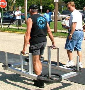 Xenia 9/06 Strongman - 450 pound frame carry for 50 feet