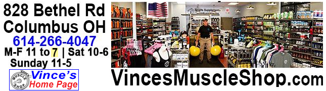 Vince's Muscle Shop, Columbus OH