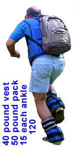 Vince walking with 120